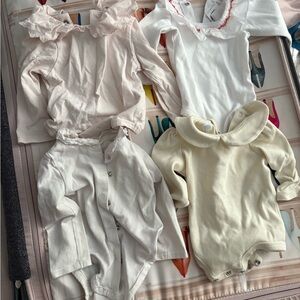 Set of Baby Bodysuits in Soft Pastels ralph lauren jacadi zara mango